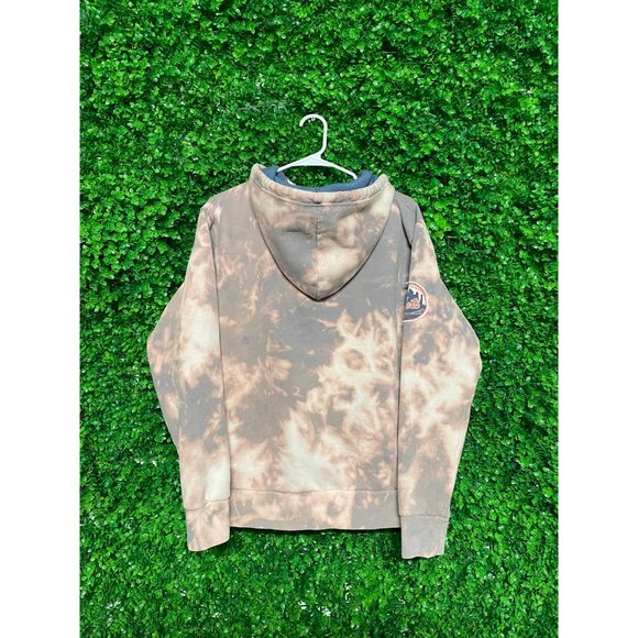 Vintage Acid Wash New York Mets Zip Up Hoodie, Adult Mens Large, Reworked - Picture 2 of 2